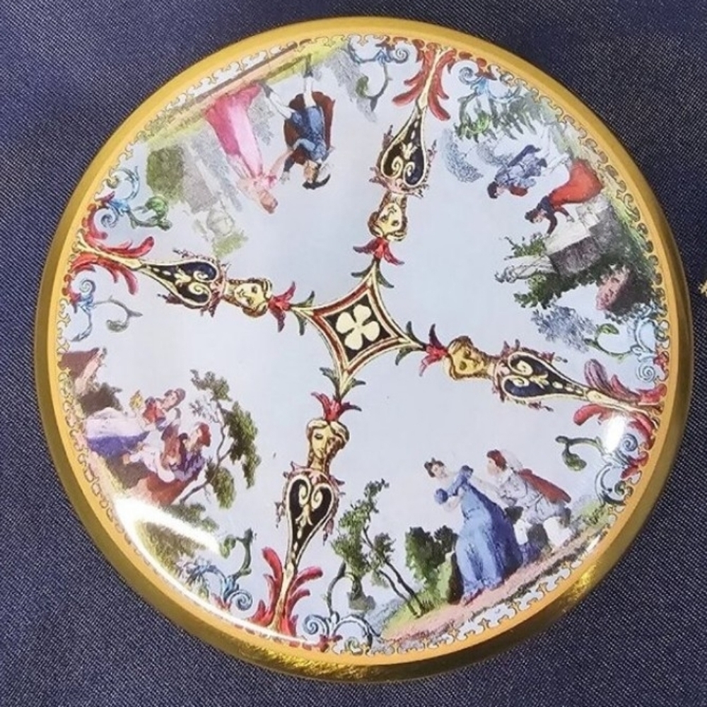 Au Bain Marie French Coasters in Tin